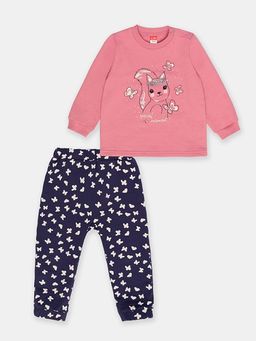 CRB wear/CSNG 90158-46-347 Комплект для девочки (джемпер, брюки),циклама/Ex.Cherubino  фото 2