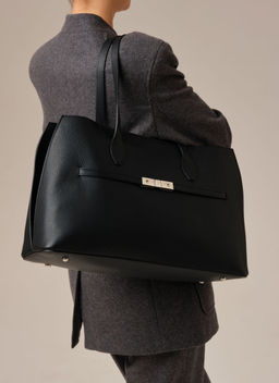 Кожаная сумка Bossy DBR 31382 черный  фото 3