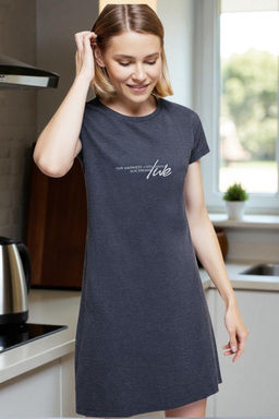 ЕП 50028/индиго платье жен