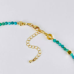 Колье из Бирюзы, Коралла и Цитрина