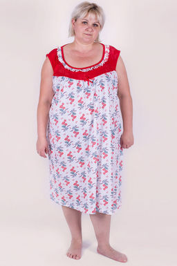 Арт. 6287 Ночная сорочка без рукав Цвет:ассорти