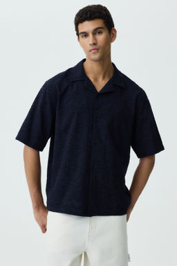 Camisa resort con textura Relaxed Fit - H&m фото 3