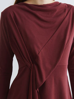 D?k?ml? Yaka B?zg?l? Bluz