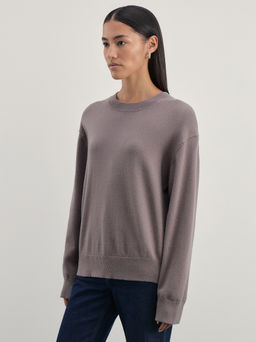 Базовый однотонный джемпер из вискозы / Zarina  фото 4