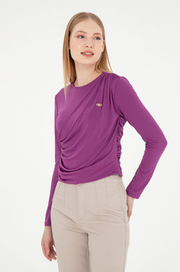 Женский фиолетовый свитшот Неожиданная скидка в корзине - U.s. polo assn фото 10
