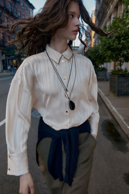 OVERSIZE STRIPED SHIRT