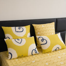 Комплект постельного белья Сатин 100% хлопок C610 Евро 70-70 2 шт;50-70 2 шт