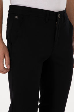 Erkek Siyah Slim Fit Kanvas / Chino Pantolon - U.s. polo assn фото 5
