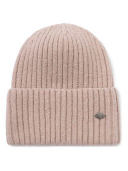 Шапка жен. пух енот+шерсть+виск LB-N88068 dirty pink