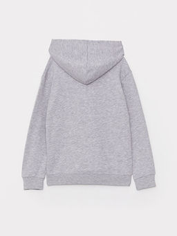 Kap??onlu Basic Uzun Kollu Erkek ?ocuk Sweatshirt