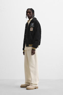 CORDUROY JACKET WITH COMBINED PATCHES - Zara фото 4