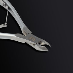 Кусачки маникюрные для кутикулы «Премиум сатин», матовые, двойная пружина, 12 см, длина лезвия-6 мм