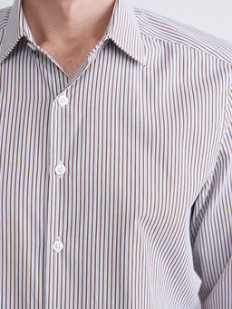 Slim Fit Uzun Kollu ?izgili Erkek G?mlek