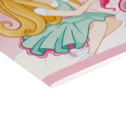 Цена за 4 шт. Альбом для рисования Calligrata «Единорог и девочка» А5, 24 листа на скрепке, обложка мелованный картон, блок 100 г/м²