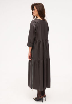 Платье KaVari 1093 коричневый  фото 3