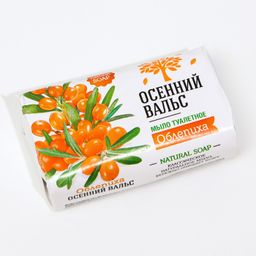 Цена за 4 шт. Туалетное мыло Осенний вальс Облепиха, 75 г - Simaland фото 3
