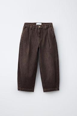 JEANS BALLOON EFECTO LAVADO / Marr?n