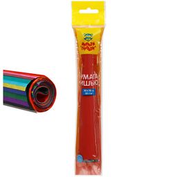 Бумага тишью Мульти-Пульти "Приключения Енота" 180*500мм, 12 л., 12цв., 20г/м2. (Т12_40462) в рулоне