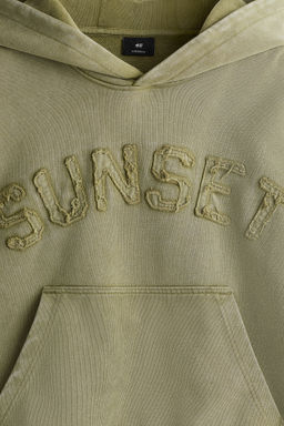 Sudadera con capucha y estampado Oversized Fit - H&m фото 8