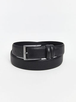 Deri G?r?n?ml? Erkek Kemer