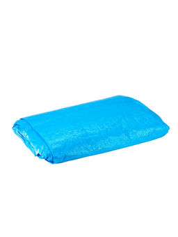 Тент защитный, 4×8 м, плотность 75 г/м², УФ, люверсы шаг 1 м, голубой