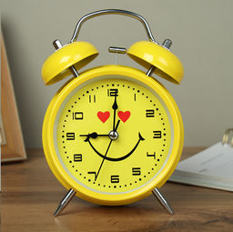 Будильник Смайлик 16 см / 668-1 /уп 60/ 737945