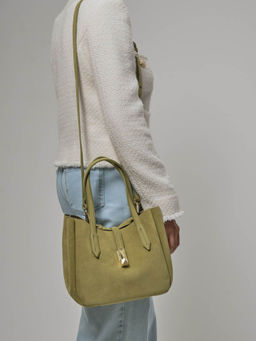 Замшевая сумка Sophie DBR 31059 киви  фото 6