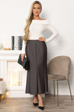 Юбка годе Изящный силуэт (коричневая) Ю14859-3М - Lt collection фото 2