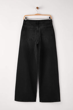 Siyah Tas Detayl? Normal Bel Wide Leg Jeans TWOAW26JE00284 - Trendyolmilla фото 7