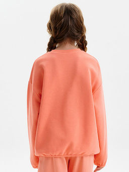 PELICAN, толстовка для девочек, Персиковый  фото 4