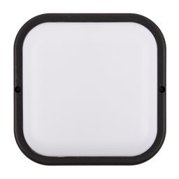 ULW-Q229 18W/4000K IP65 BLACK Светильник светодиодный влагозащищенный. Квадрат. Белый свет (4000K). 155?155?37мм. Корпус черный. ТМ Volpe