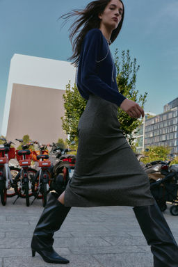 JASPE MIDI PENCIL SKIRT - Zara фото 4