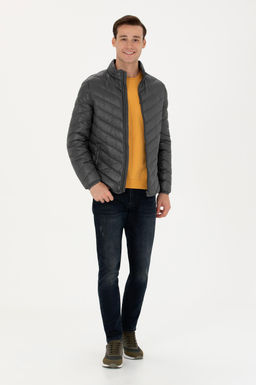 U. S. Polo Assn / Мужское пальто антрацитового цвета - U.s. polo assn фото 18