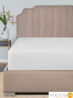 Простыня Dome ЛОРЕНО хлопок-сатин бел.