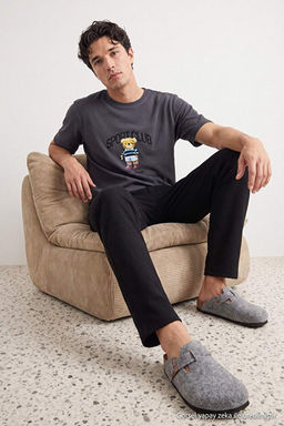 Antrasit Regular Animal Homewear Pijama Tak_m_ TMNAW27PT00004