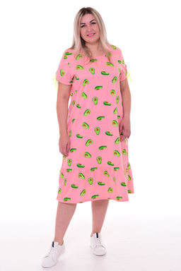 Платье женское 4-093б (коралл)