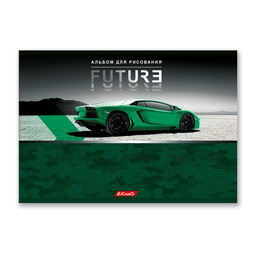 Светоч 48АЛСК4_1_3_9 Альбом для рисования 100 г/м2 A4 29 х 20.5 см 48 л. 5 шт. на скобе 000260 Зелёная ракета фото 8