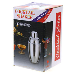 Шейкер из нержавеющей стали 500мл, д8,4см h18см, в цветной коробке (Китай) - Домашняя мода фото 4
