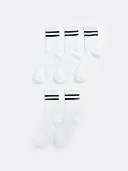 ?izgili Erkek ?ocuk Soket ?orap 5li