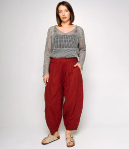 Брюки #КТ9918 (2), терракотовый