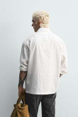 STRIPED FLOWING SHIRT