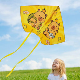 Змей воздушный "Летящий капибара"