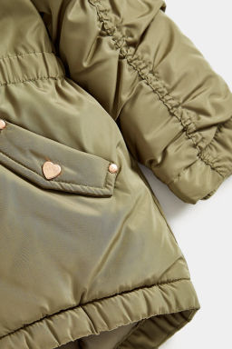 Mothercare / Куртка удлиненная на подкладке из искусственного меха фото 4