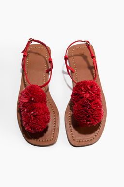 Sandalias de tiras con aplicaciones - H&m фото 3