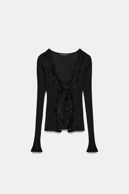 COMBINED RIBBED JACKET - Zara фото 10