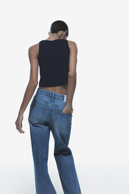 PLAIN KNIT SHORT VEST - Zara фото 3