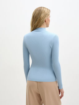 Conso/KTL 240731 - blue Водолазка женская  фото 4