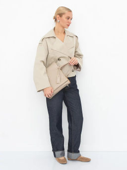 Сумка 6062L beige Polina&Eiterou