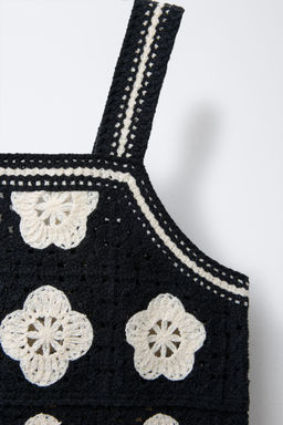 FLORAL KNIT TOP - Zara фото 3