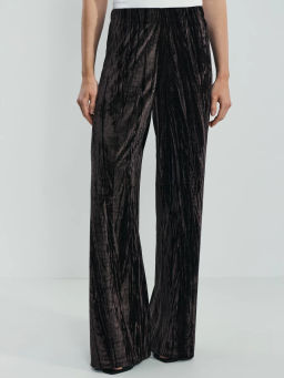 Широкие брюки из бархата / Zarina